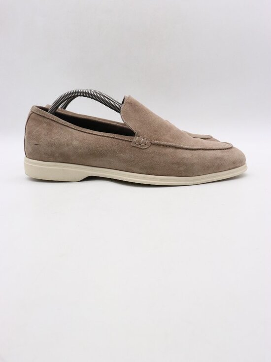 To Boot New York Cassidy Men\'s 10.5 Suede Moc Toe Loafers Dress Slip On Italy main image 7